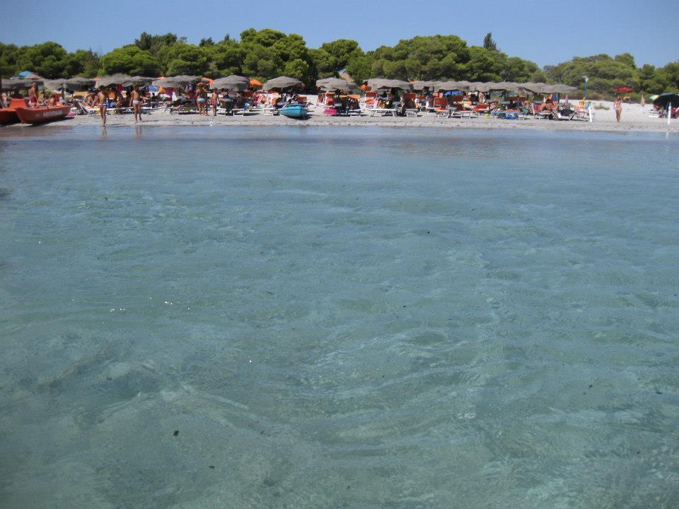 Villa Gabriella Porto Pino Bagian luar foto